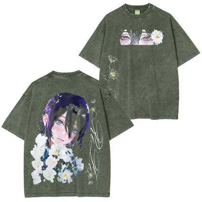 Chainsaw Man Reze Vintage Washed T-shirt/Crewneck/Hoodie