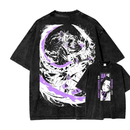 Demon Slayer Unisex Fit Washed T-Shirt 2503005417