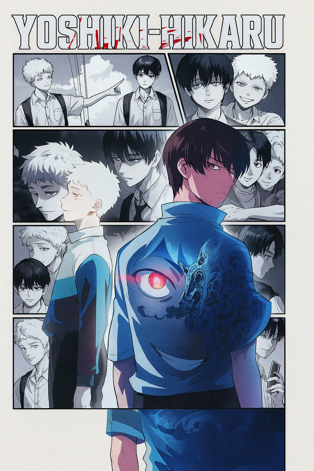 Fan Hilaru x Yoshiki checkk! Unisex T-shirt/Crewneck/Hoodie