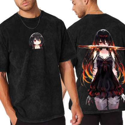 Dandadan Oversized Unisex Washed T-Shirt