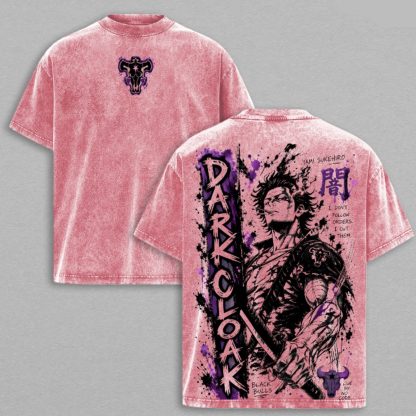 Black Clover Unisex Washed T-Shirt