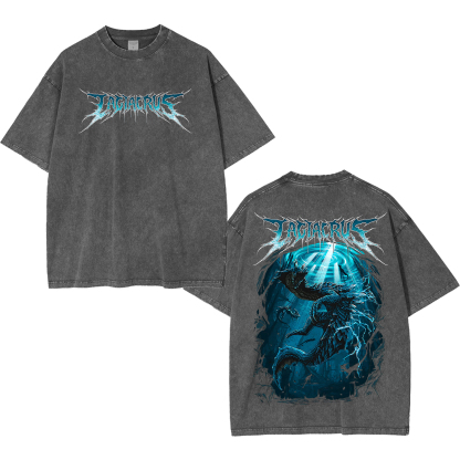 Monster Hunter Lagiacrus Unisex Washed T-Shirt