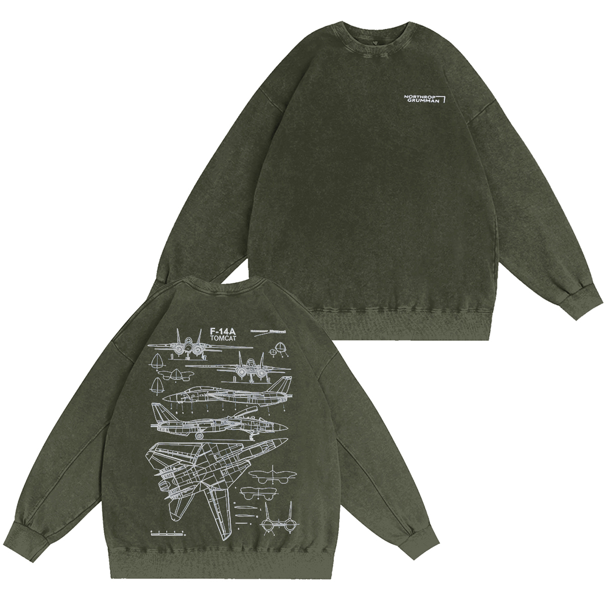 F-14 Tomcat Is Insane Vintage Washed T-shirt/Crewneck/Hoodie