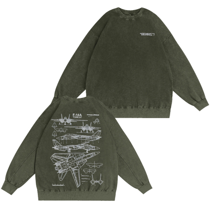 F-14 Tomcat Is Insane Vintage Washed T-shirt/Crewneck/Hoodie