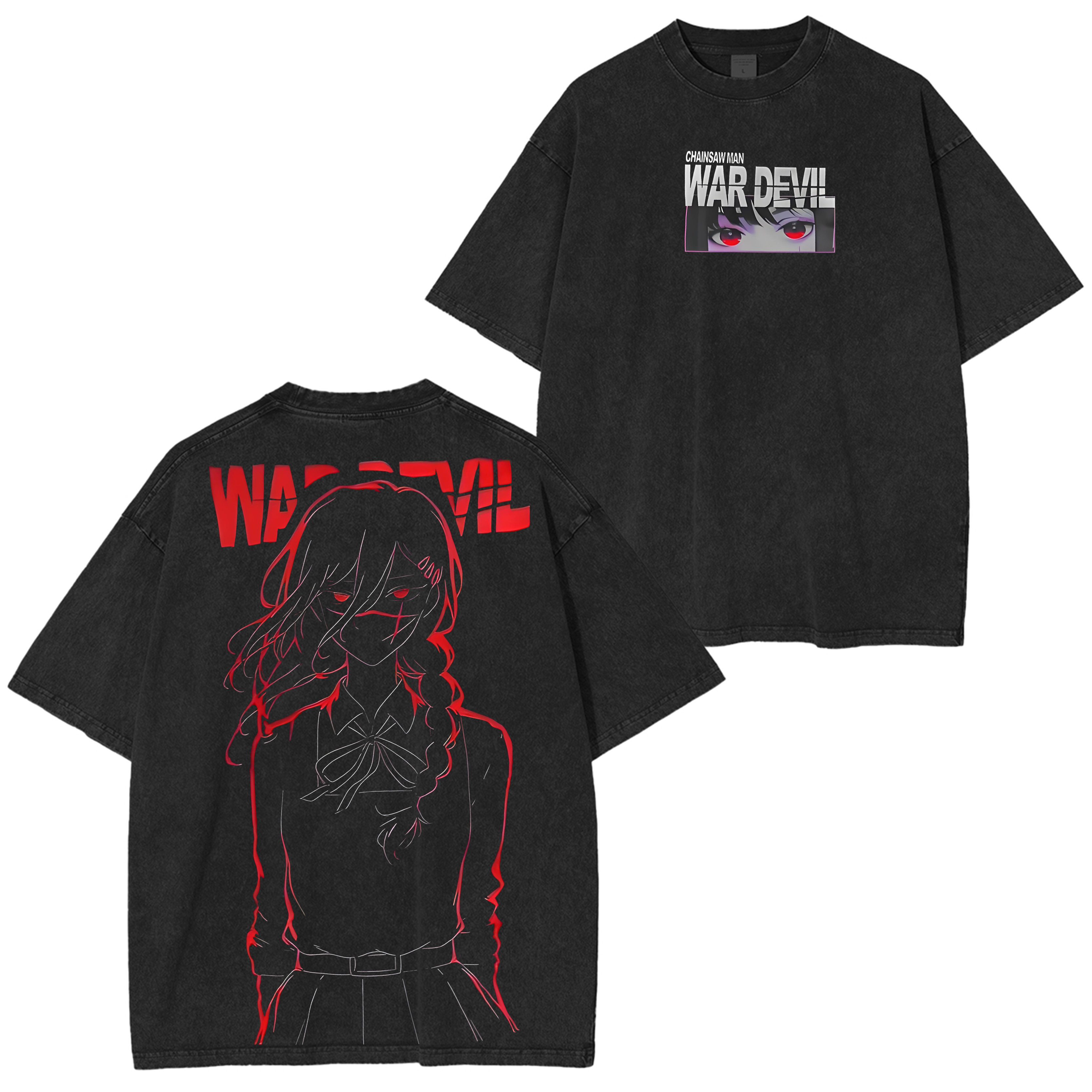War Devil unleashed Dual print T-Shirt
