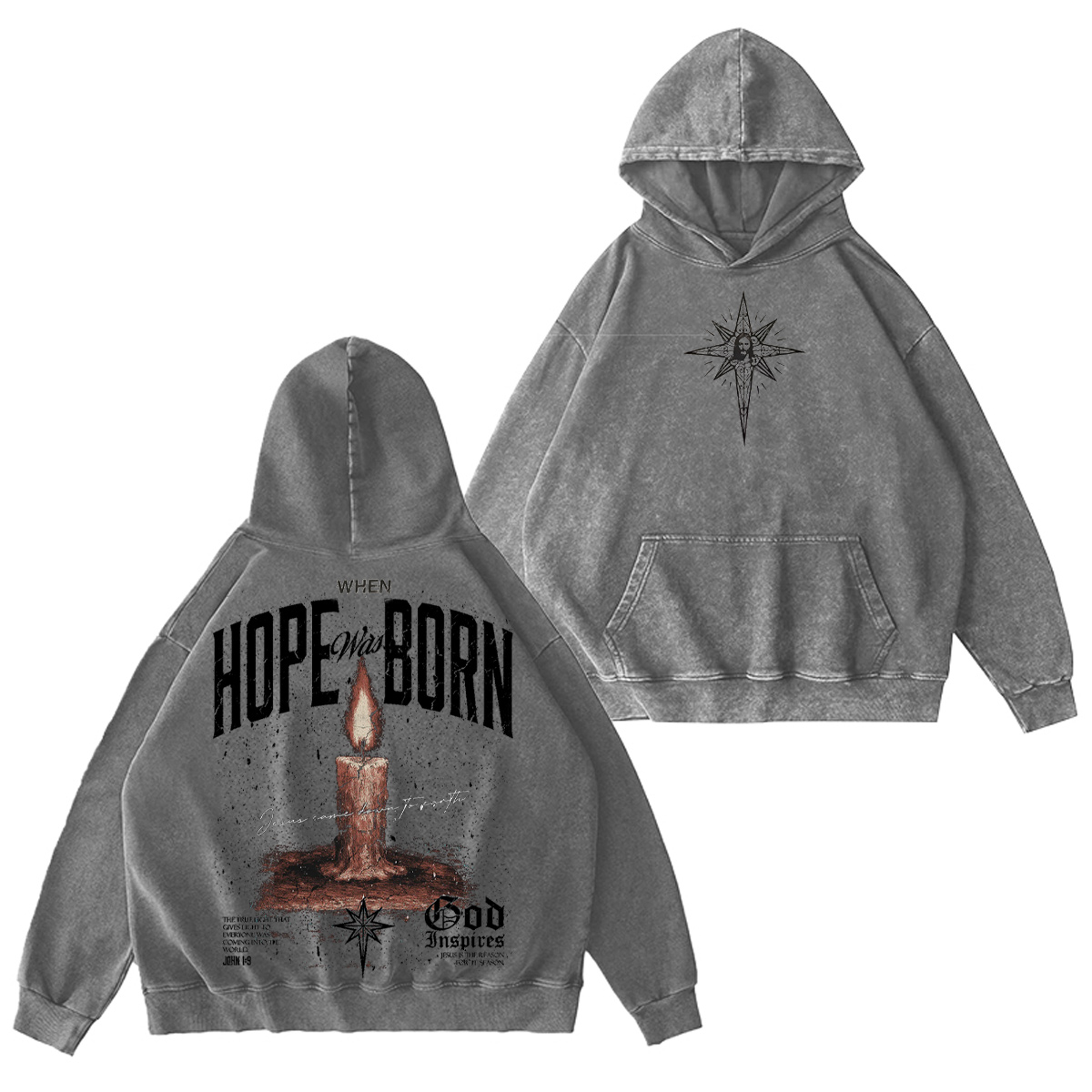Hope Was Born Oversized T-shirt/Crewneck/Hoodie