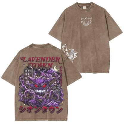 Lavender Town x Gengar Oversized T-shirt/Crewneck/Hoodie