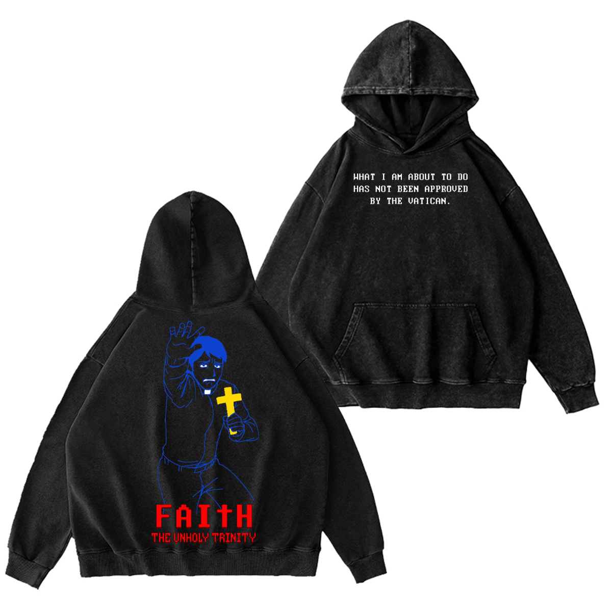 FAITH The Unholy Trinity Oversized T-shirt/Crewneck/Hoodie