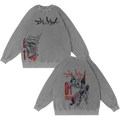 Neon Genesis Evangelion Anime Washed T-shirt/Crewneck/Hoodie