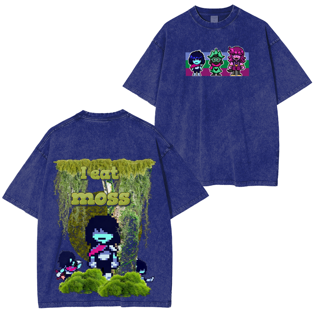 I eat moss Kris Deltarune Men Oversized T-shirt/Crewneck/Hoodie