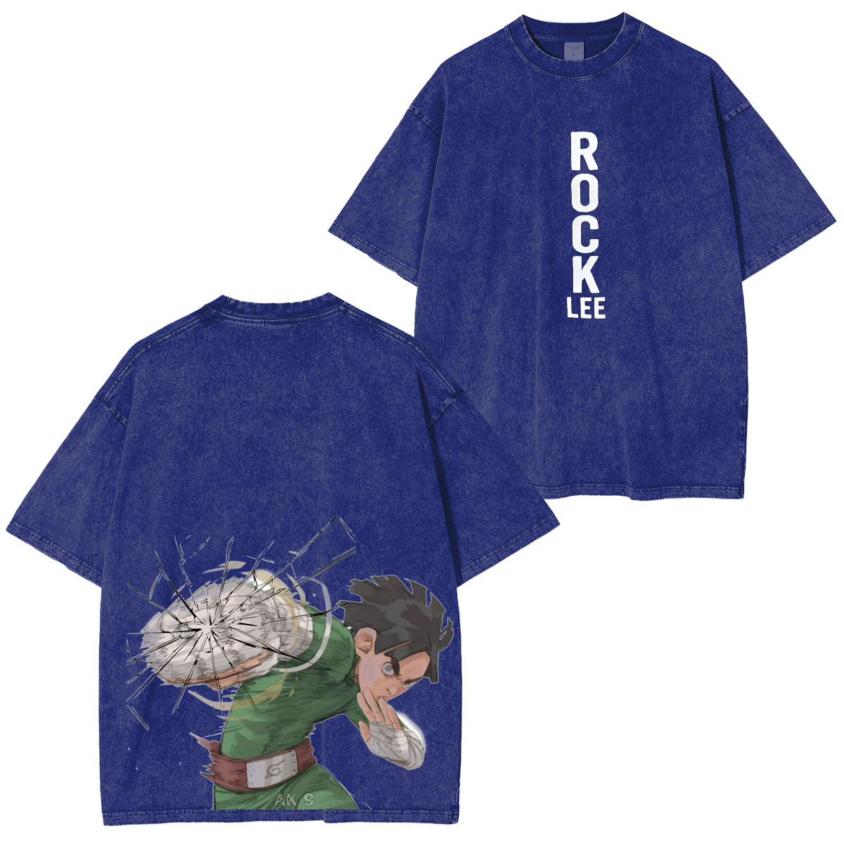 Rock Lee Vintage Washed Anime Oversized T-shirt/Crewneck/Hoodie