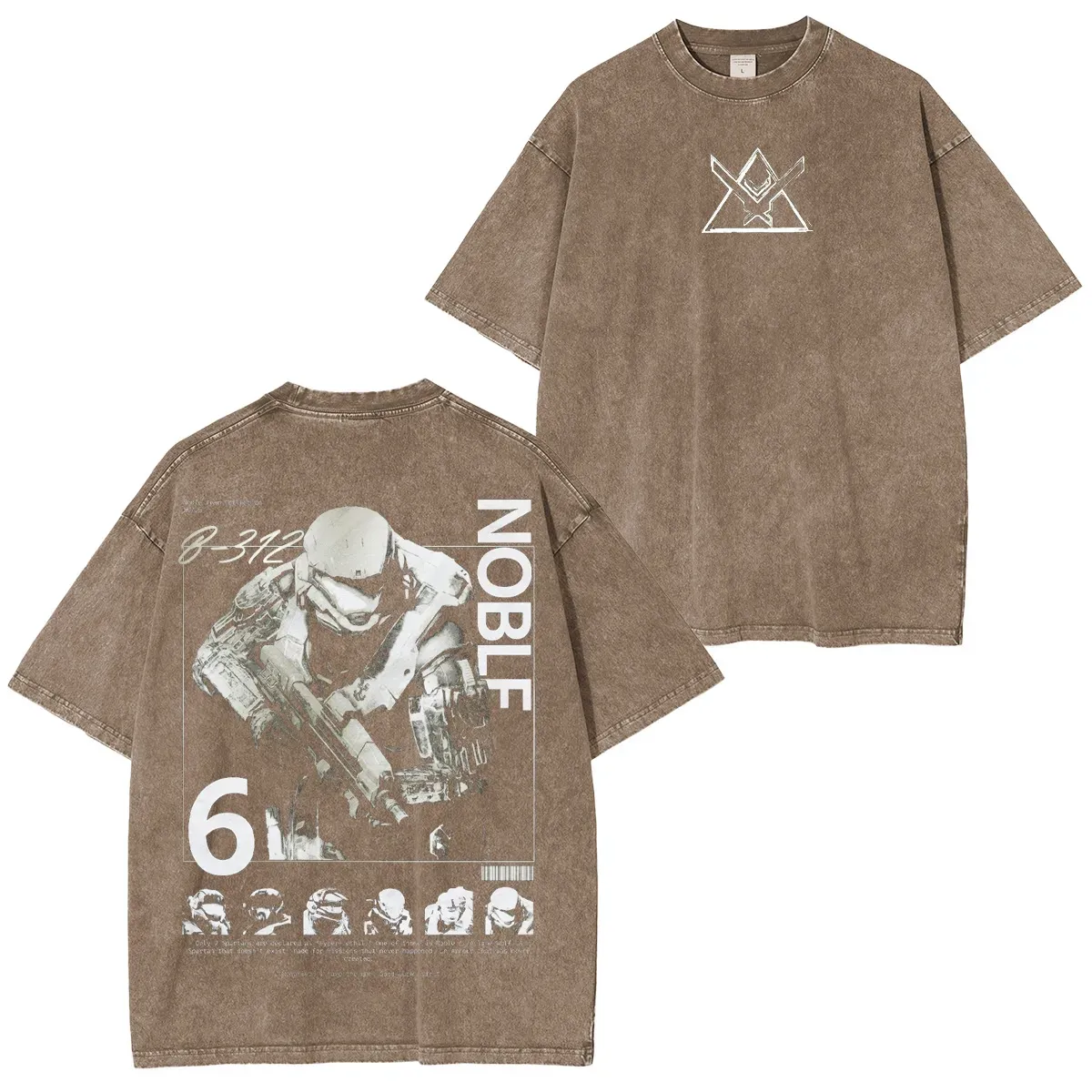 Noble Team Halo: Reach  Washed T-shirt/Crewneck/Hoodie
