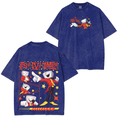 Tenna Deltarune Game Variants  Oversized T-shirt/Crewneck/Hoodie