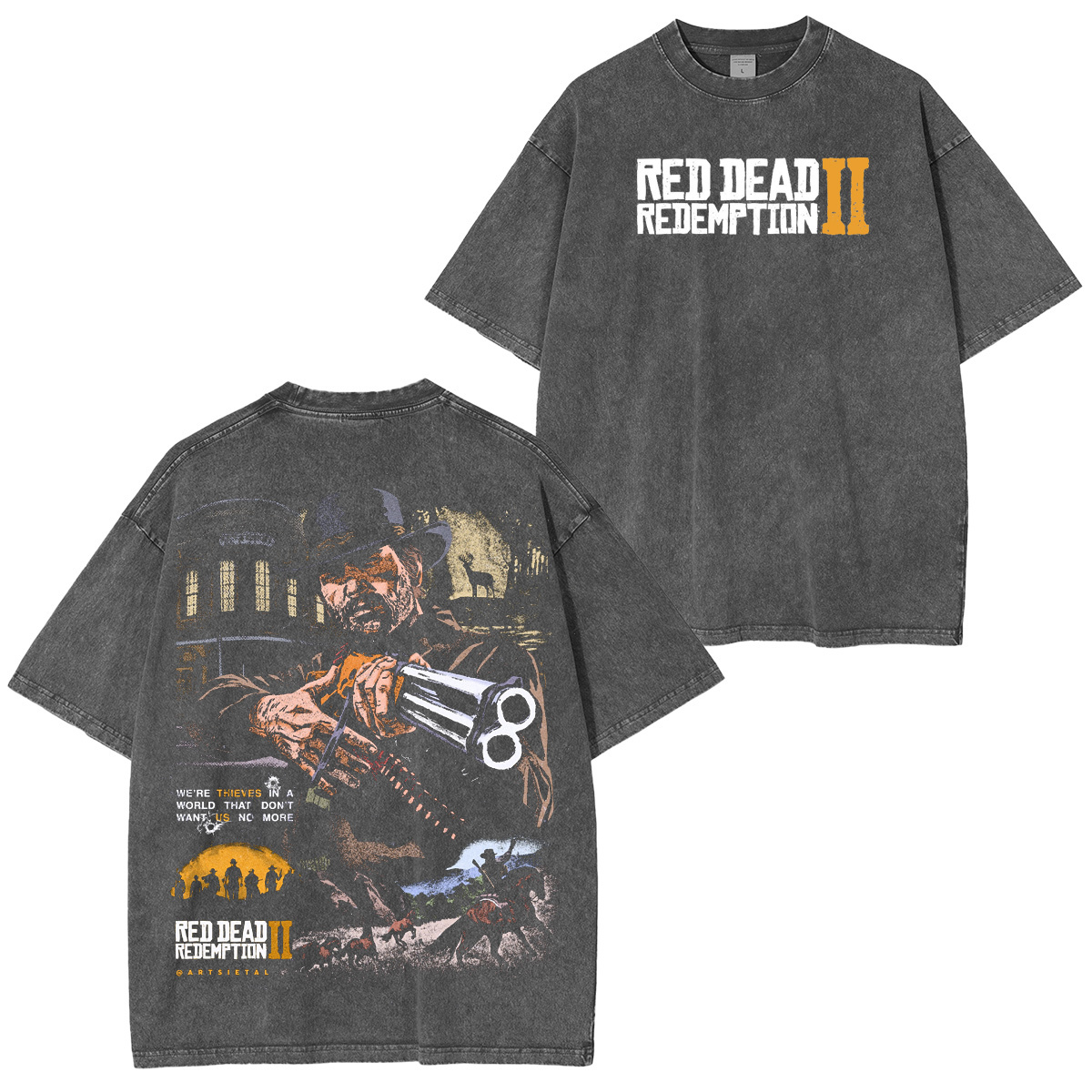 Red Dead Redemption 2 Washed T-shirt/Crewneck/Hoodie