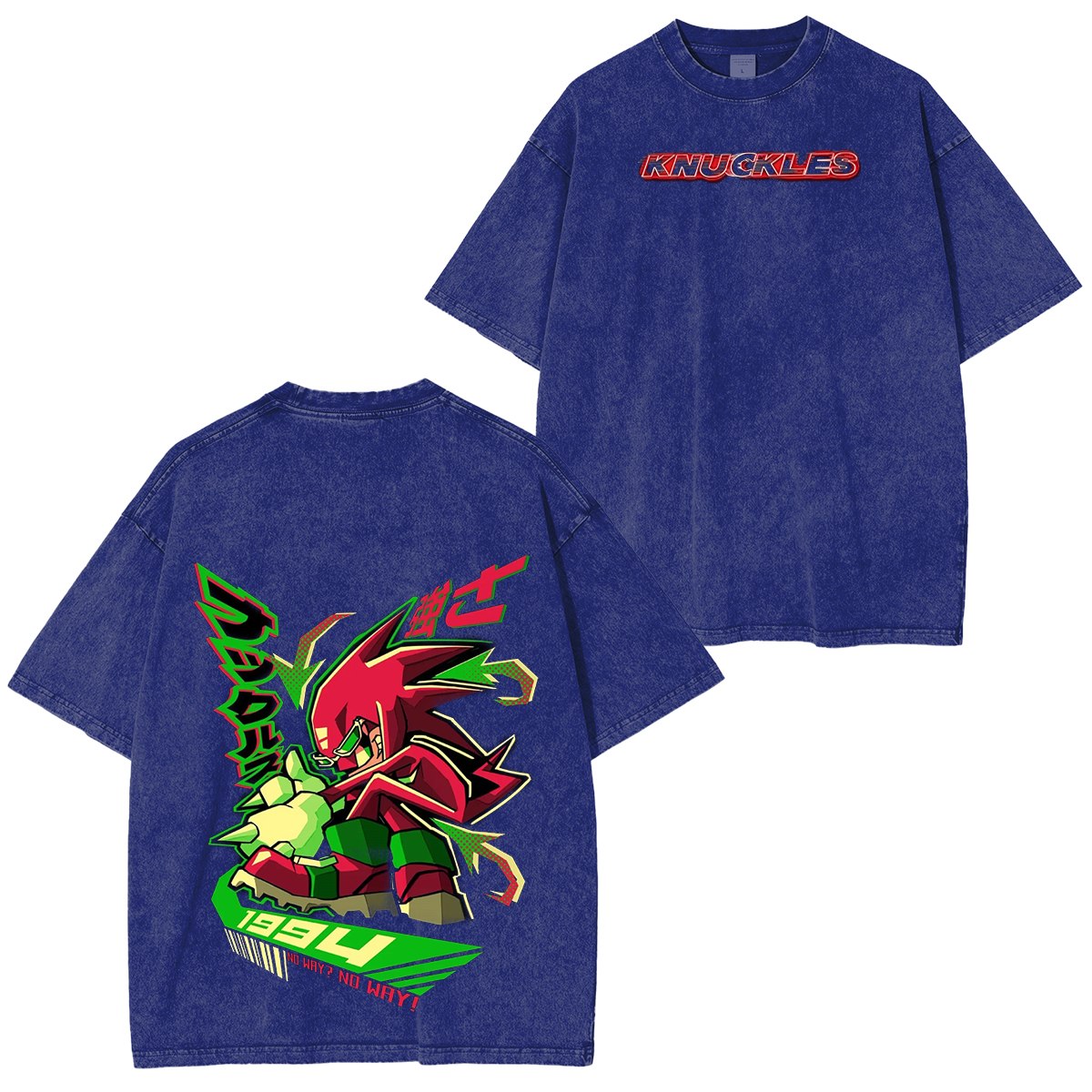 Knuckles the Echidna Variants  Oversized T-shirt/Crewneck/Hoodie