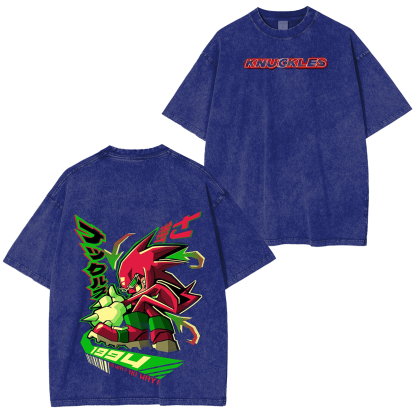 Knuckles the Echidna Variants  Oversized T-shirt/Crewneck/Hoodie