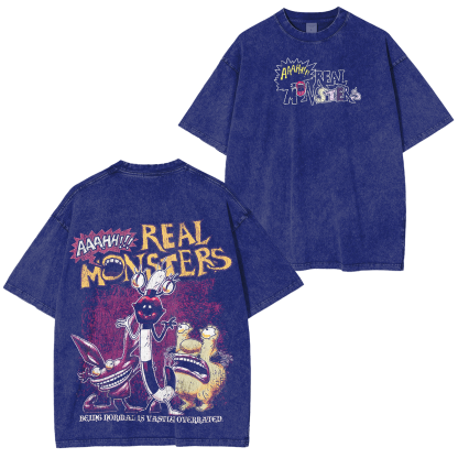 AHH! Real Monsters Washed T-shirt/Crewneck/Hoodie