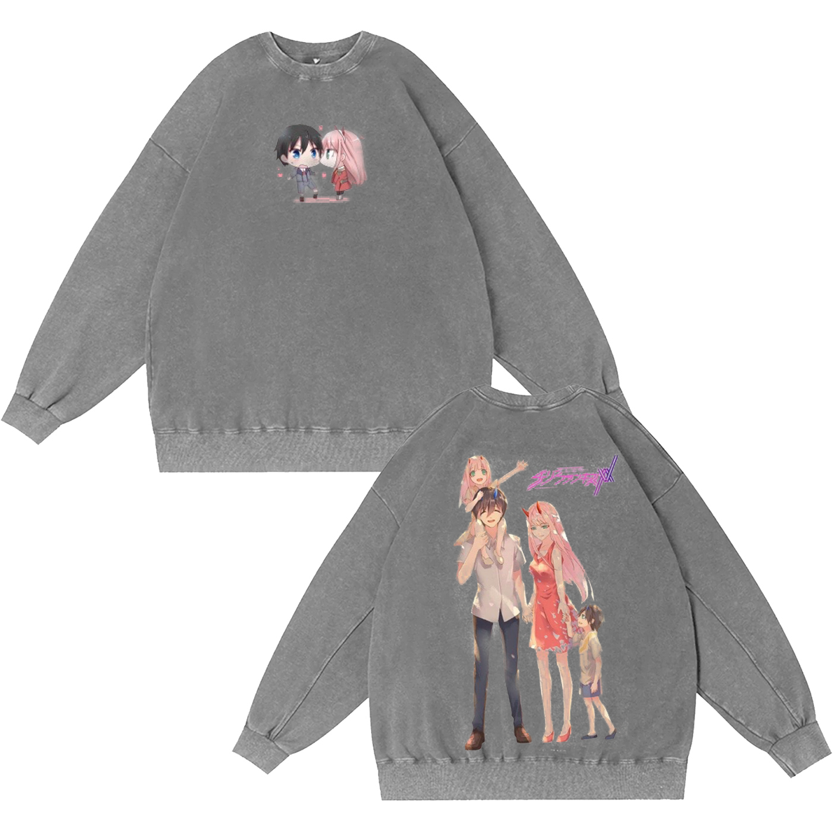 DARLING in the FRANXX Washed T-shirt/Crewneck/Hoodie
