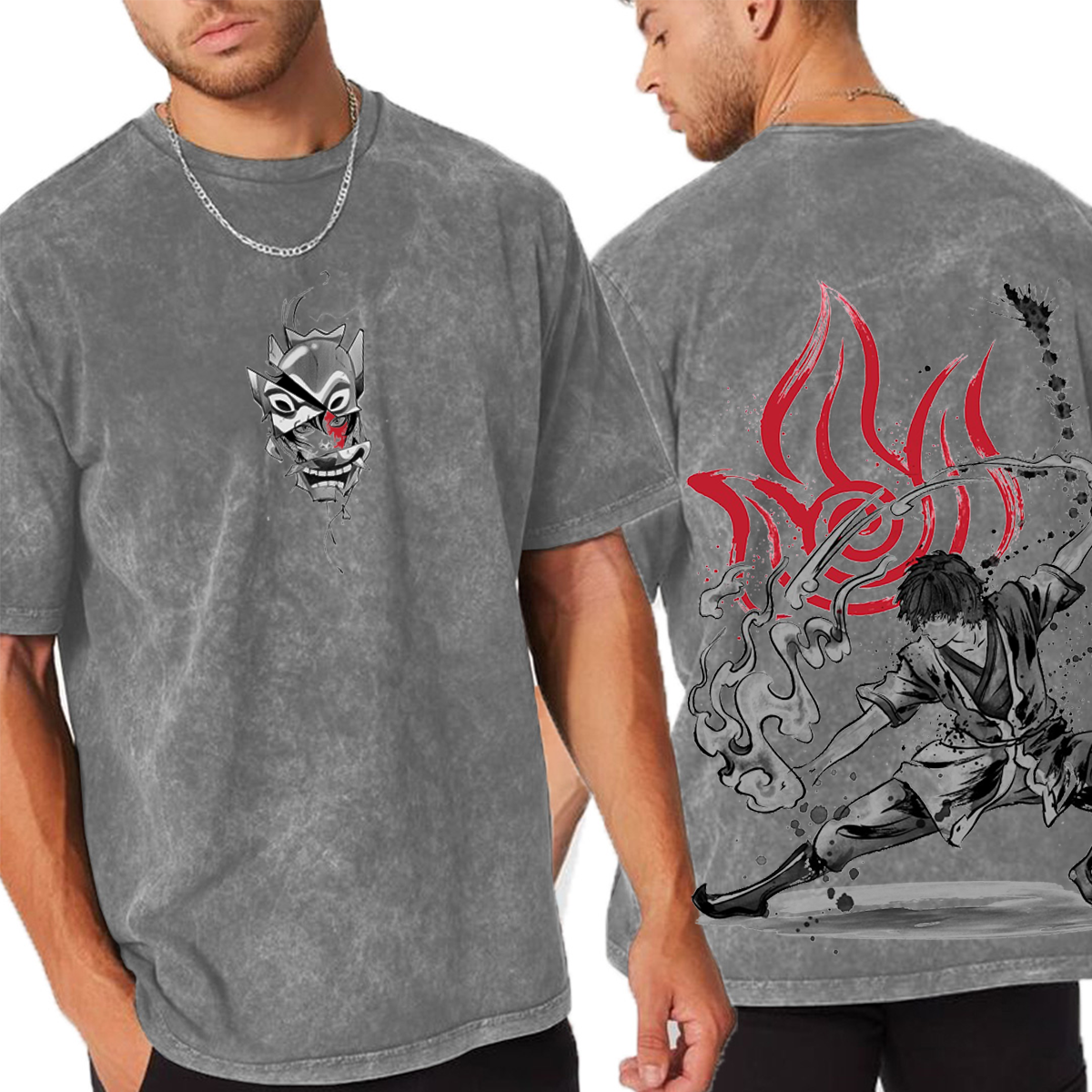 The Power of Fire Nation Aumi-E Classic  Washed T-shirt/Crewneck/Hoodie