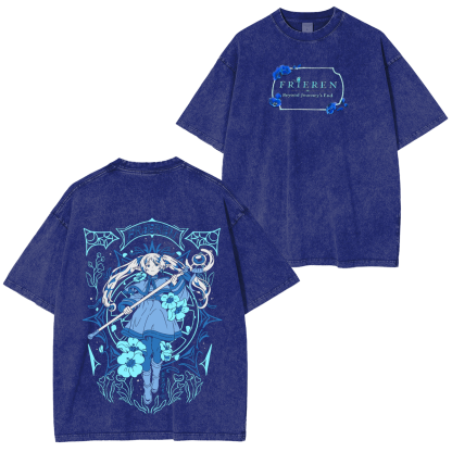 Frieren: Beyond Journey’s End Washed T-shirt/Crewneck/Hoodie