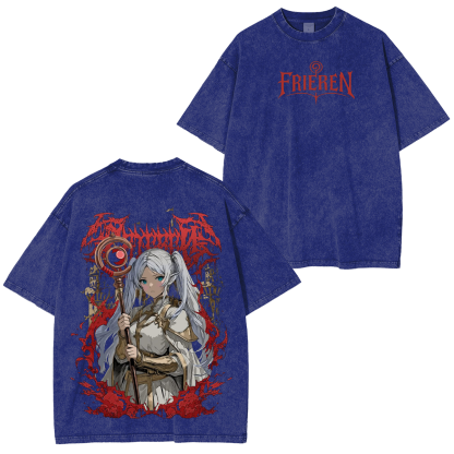 Frieren Heavy Metal Washed T-shirt/Crewneck/Hoodie