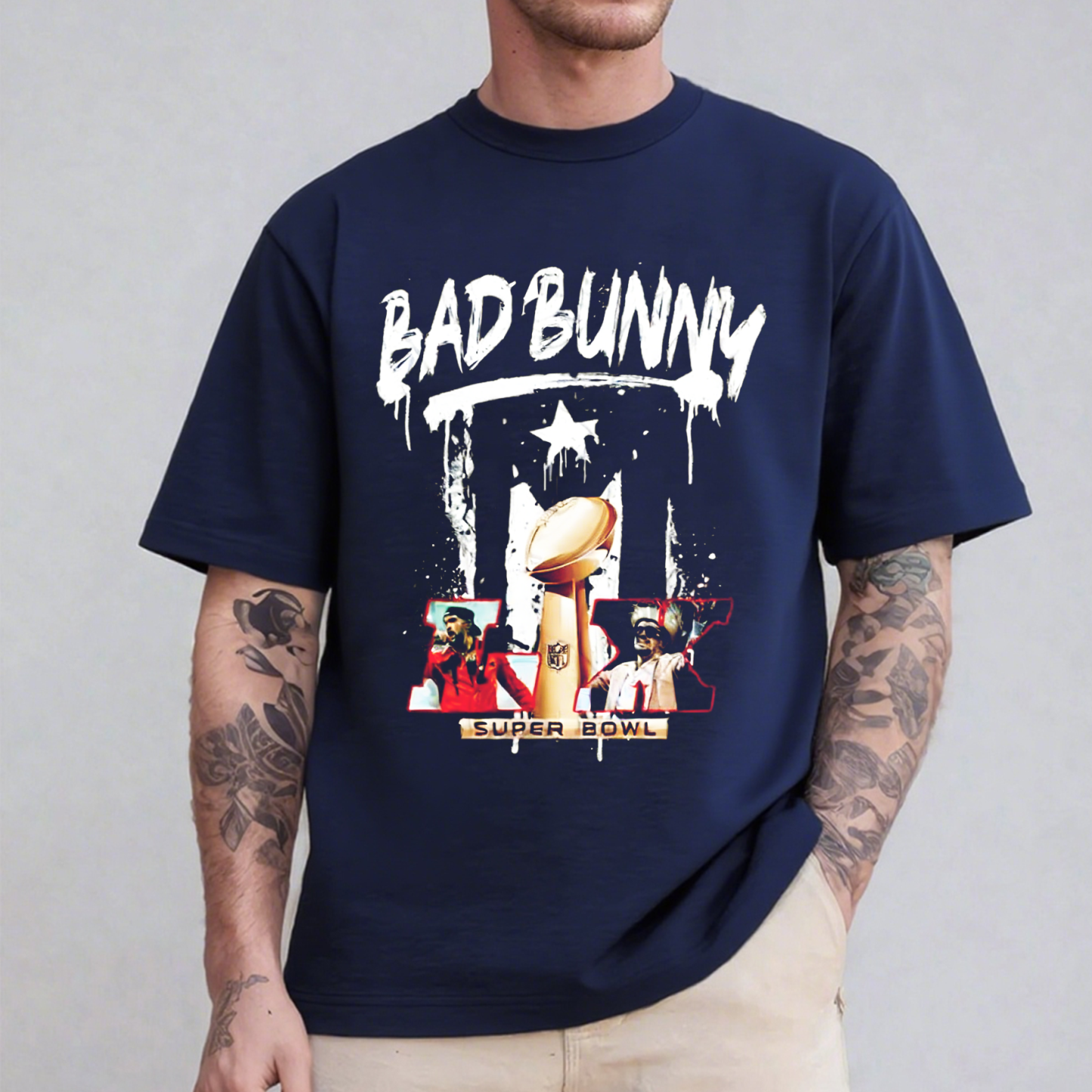 Bad Bunny Super Bowl Unisex T-shirt/Crewneck/Hoodie