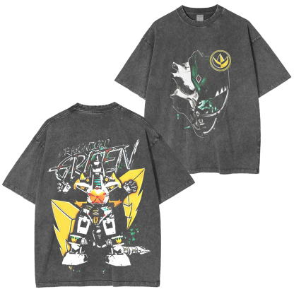 Dragonzord Green Ranger Mighty Morphin Power Rangers Vintage Washed T-shirt/Crewneck/Hoodie