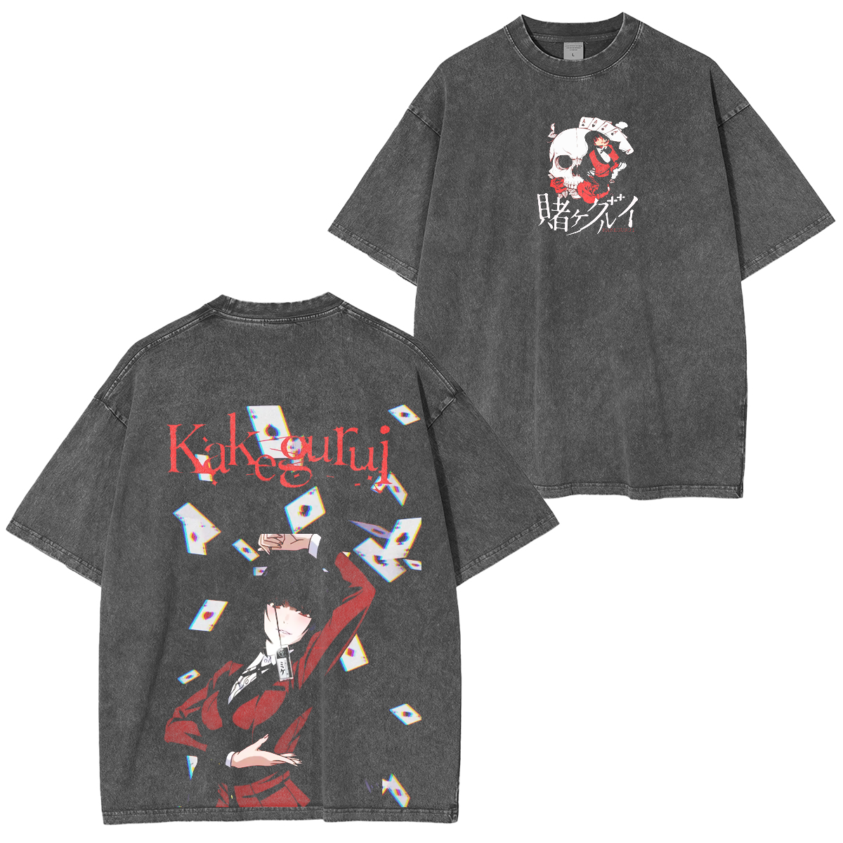 Yumeko kakegurui Vintage Washed T-shirt/Crewneck/Hoodie