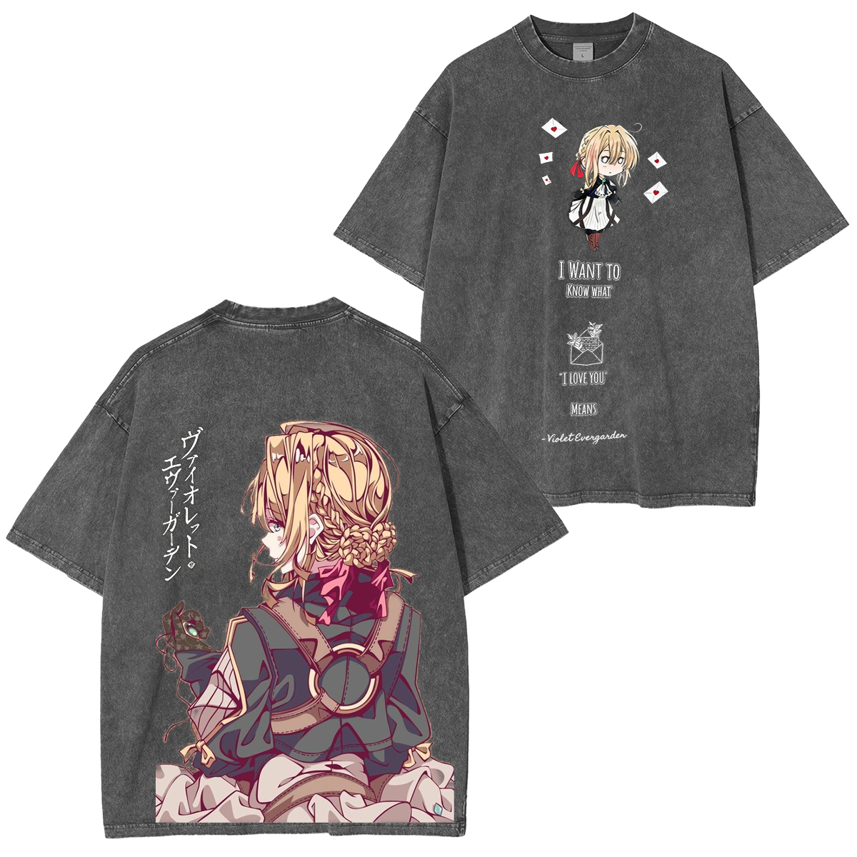 Violet Evergarden Vintage Washed T-shirt/Crewneck/Hoodie