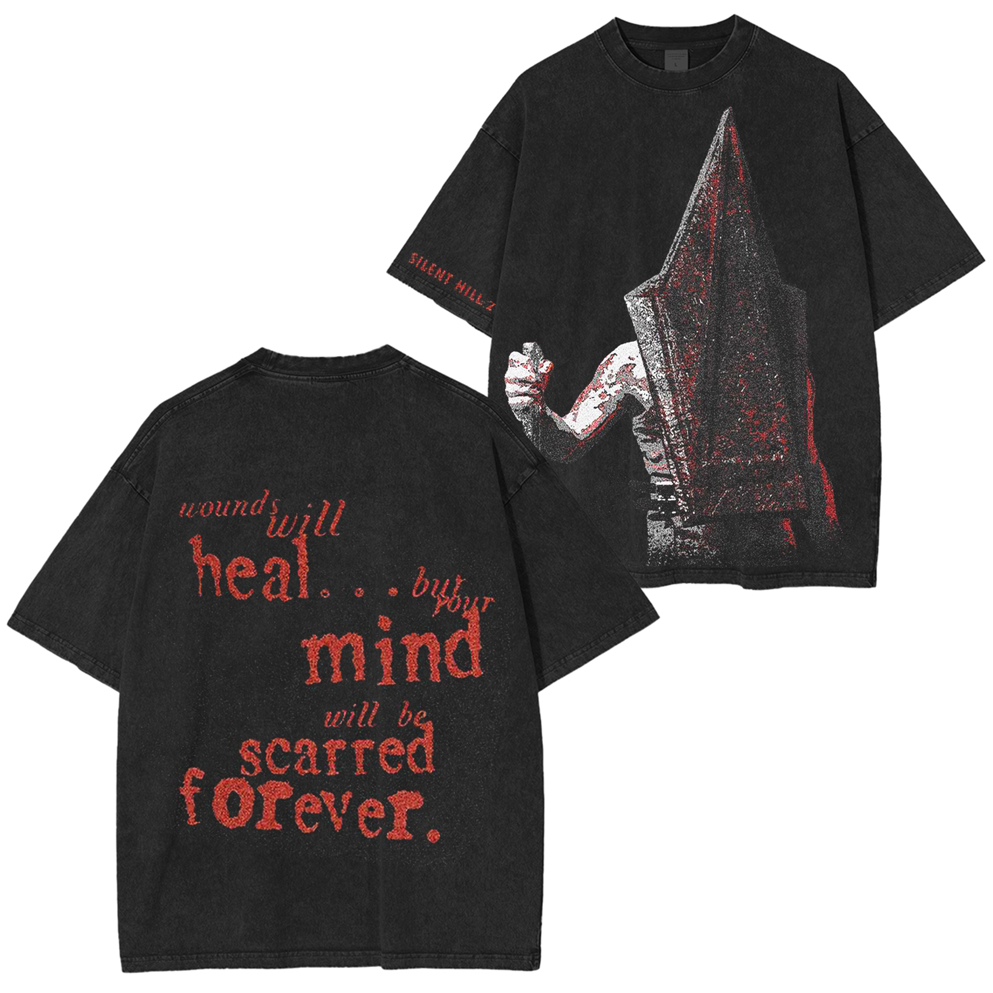 Pyramid Man Washed T-Shirt