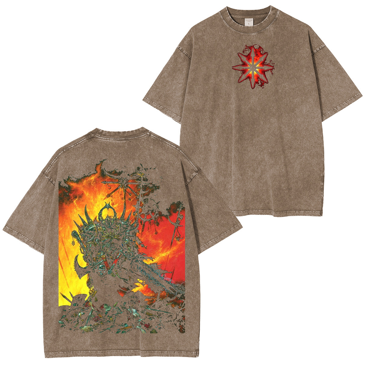 Chaos Star Warhammer 40k Oversized T-shirt/Crewneck/Hoodie