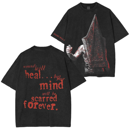 Pyramid Man Washed T-Shirt