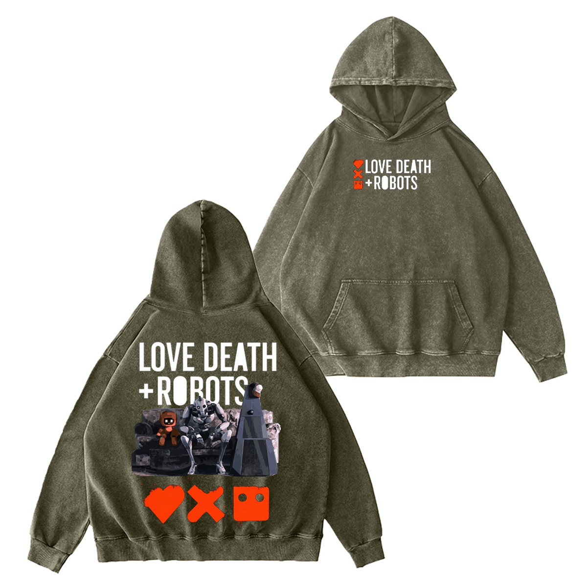 Love Death and Robots Oversized T-shirt/Crewneck/Hoodie