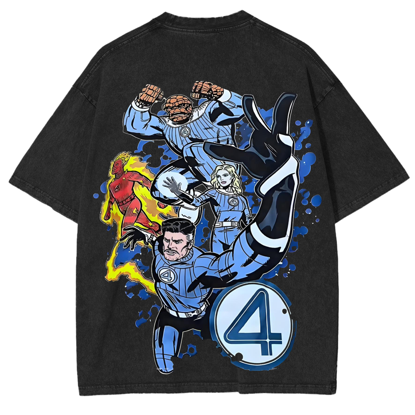 Fantastic Four Vintage Washed Short