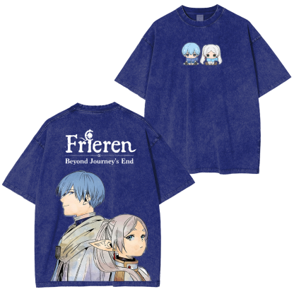 Frieren: Beyond Journey's End Vintage Washed T-shirt/Crewneck/Hoodie