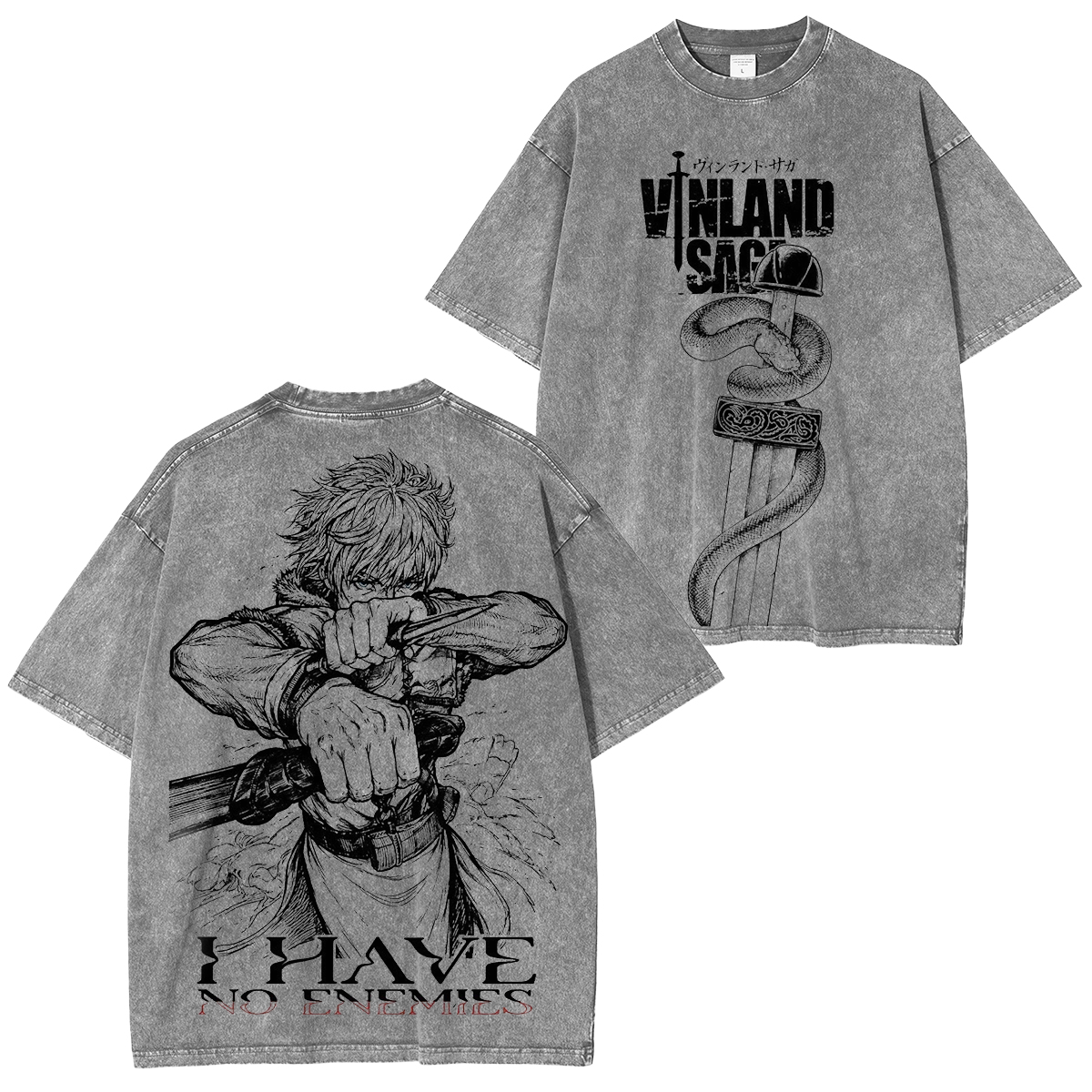 Vinland Saga Vintage Washed T-shirt/Crewneck/Hoodie