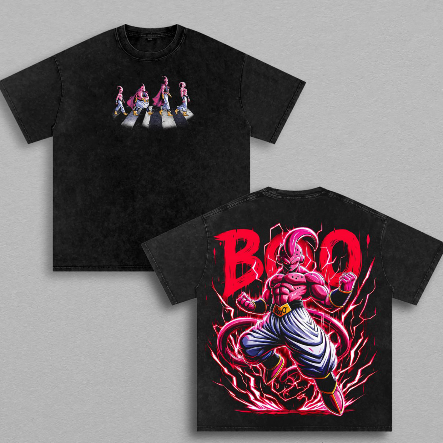 Haaland Super Buu Dragon Ball Z Washed T-shirt/Crewneck/Hoodie