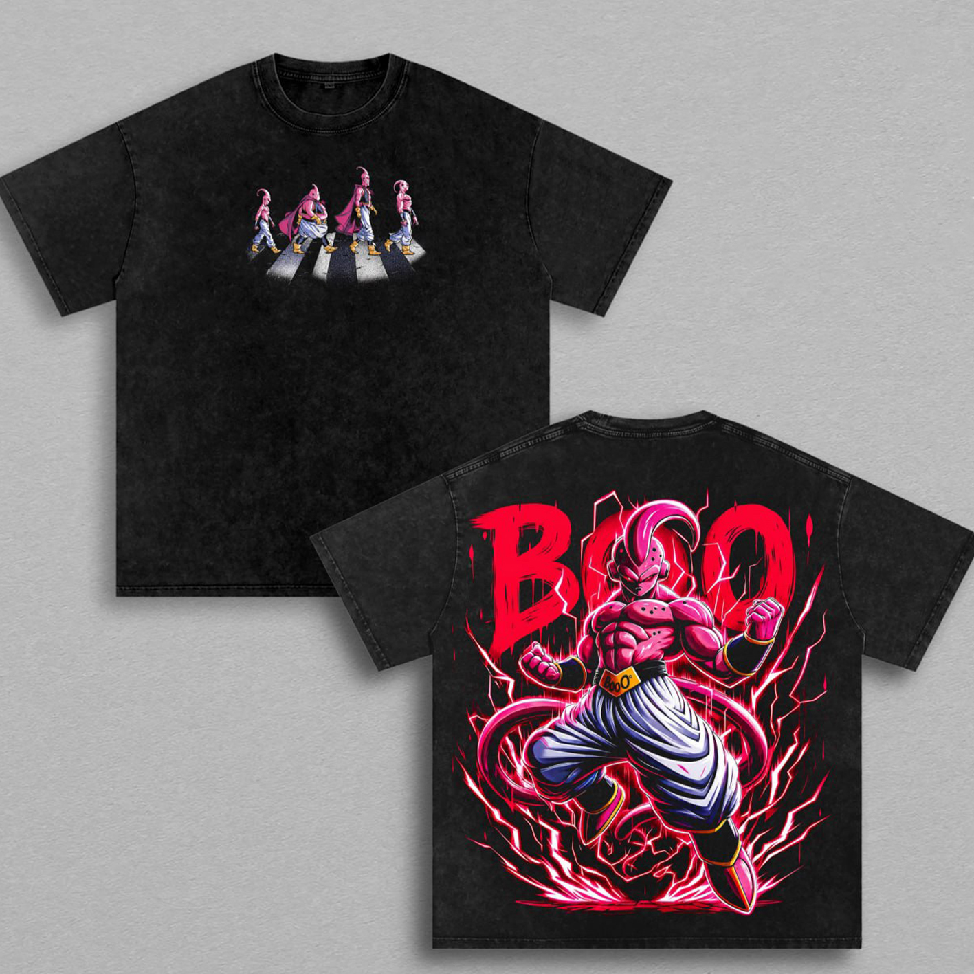 Haaland Super Buu Dragon Ball Z Washed T-shirt/Crewneck/Hoodie
