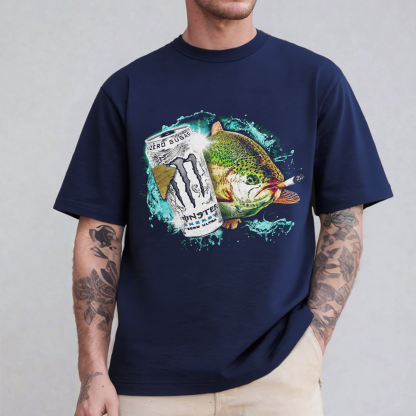 Dope Ass Fish Smoke Monster Beer Oversized T-shirt/Crewneck/Hoodie