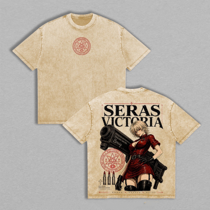 Seras Victoria Hellsing Unisex  Washed T-Shirt