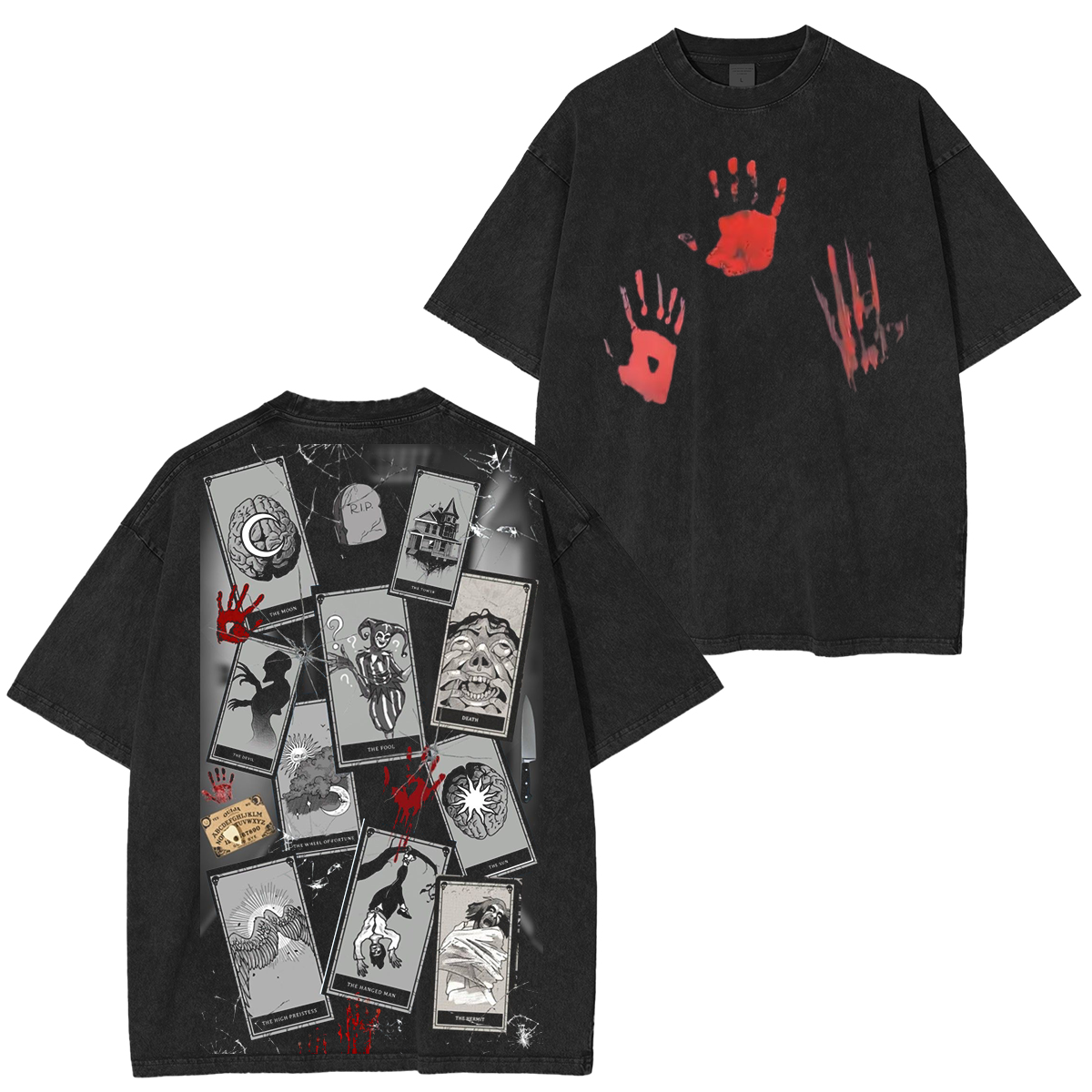 Phasmophobia Game Double Sided Washed T-shirt/Crewneck/Hoodie