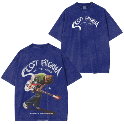 Scott Pilgrim vs. The World Unisex Washed T-Shirt