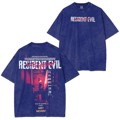 Resident Evil Unisex  Washed T-Shirt