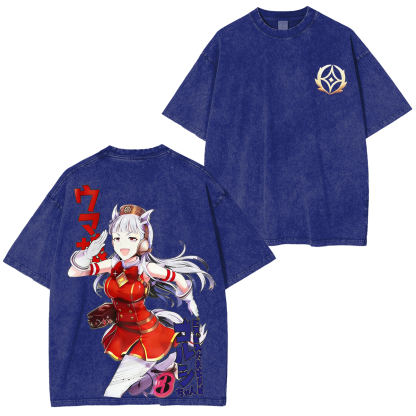 Umamusume Pretty Derby Unisex  Washed T-Shirt