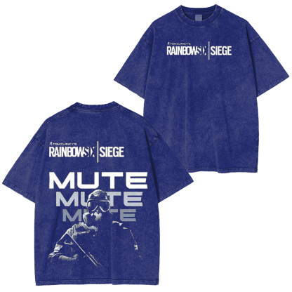 Vintage Strategy Shooting Game Vintage Unisex  Washed T-Shirt