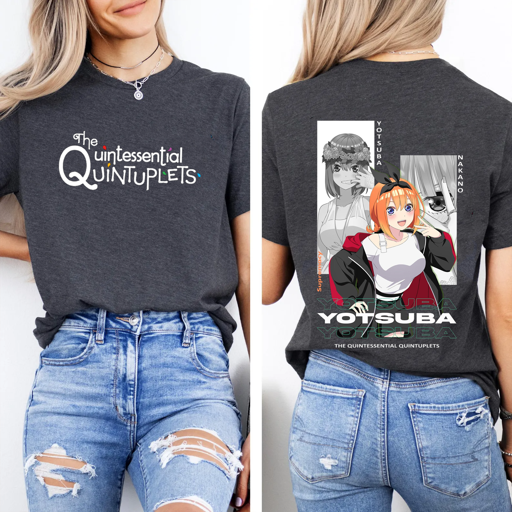 Yotsuba Nakano-The Quintessential Quintuplets Oversized T-shirt/Crewneck/Hoodie