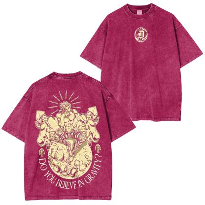 JoJo's Bizarre Adventure Unisex  Washed T-Shirt/Hoodie/Pullover Sweatshirt