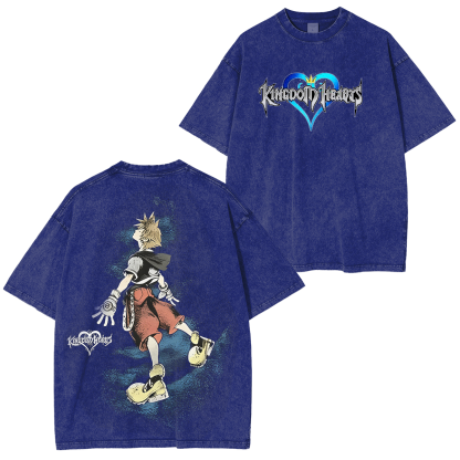Kingdom Hearts Sora Unisex  Washed T-Shirt/Hoodie/Pullover Sweatshirt