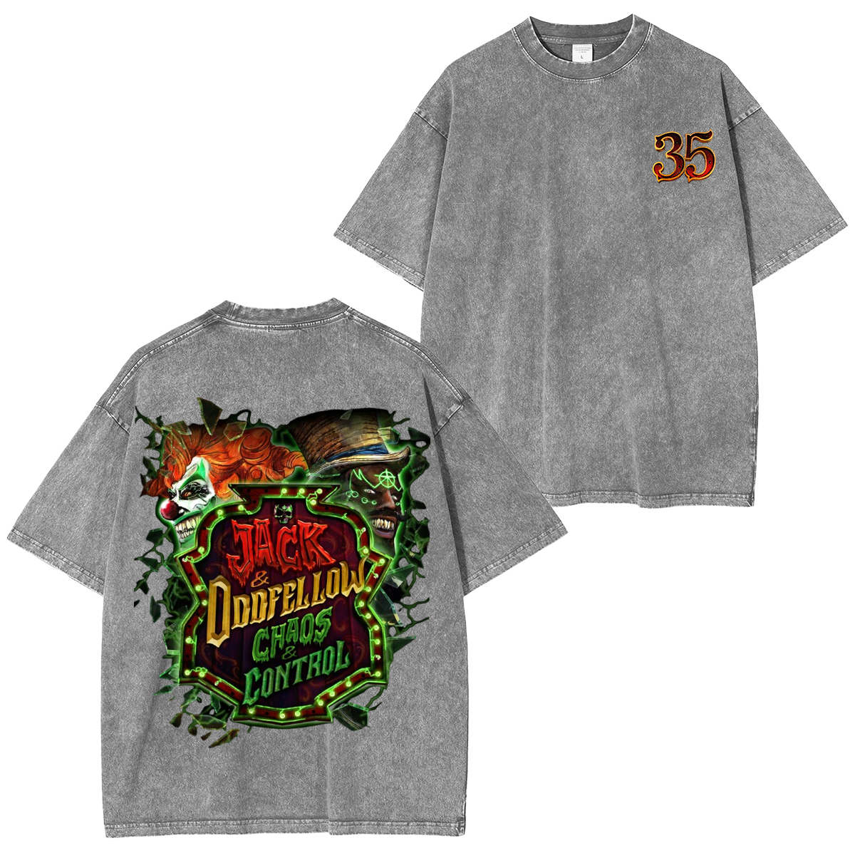 Halloween Horror Nights 2026 Coming Unisex Washed T-Shirt