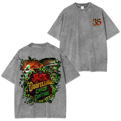 Halloween Horror Nights 2026 Coming Unisex Washed T-Shirt